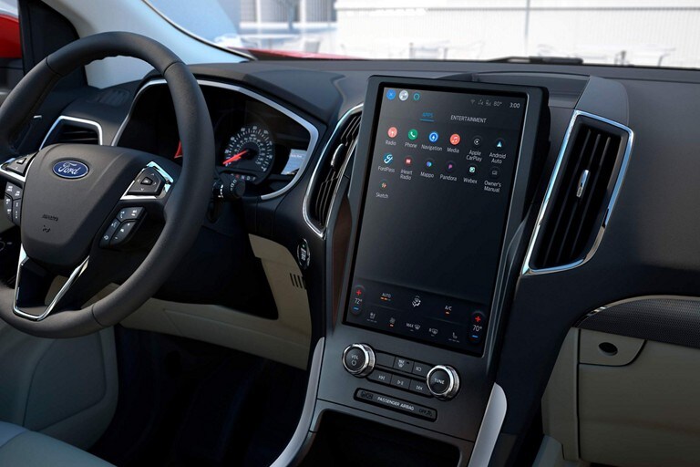 Close-up of SYNC® 4A touchscreen