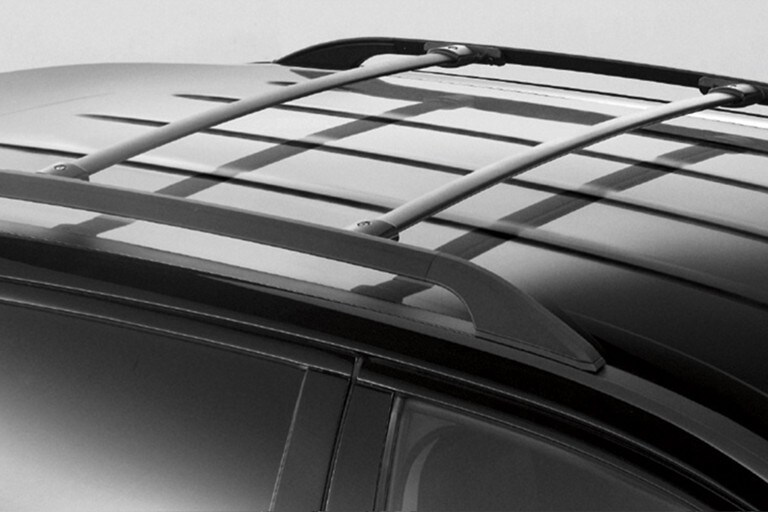 View of the top half of the 2024 Ford Edge® with silver roof-rack side rails