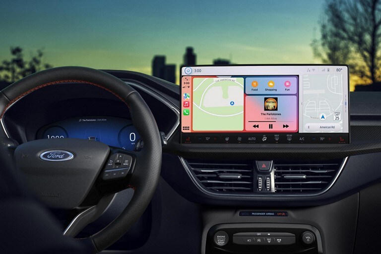 Close up view of the SYNC® 4 available 13.2-inch touchscreen