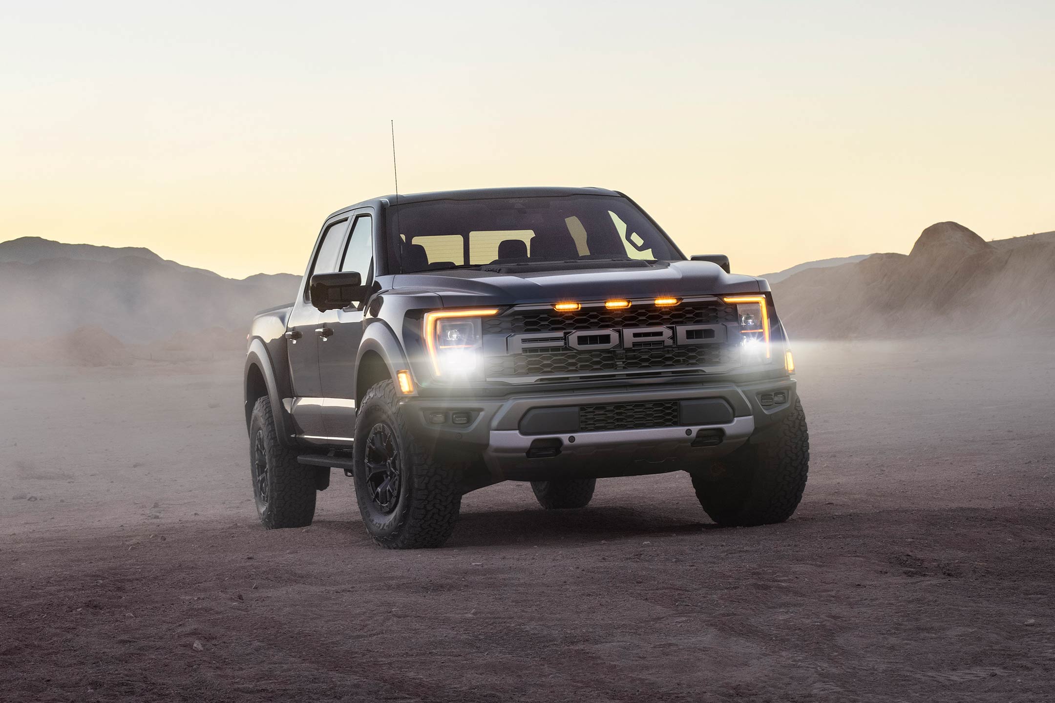 blacked out ford raptor