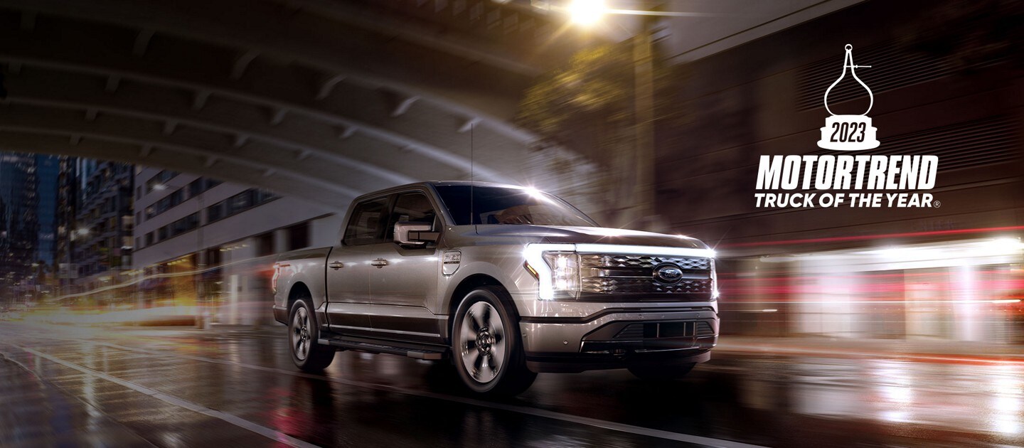 A silver 2023 Ford F-150® Lightning®