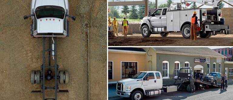 2024 Ford Medium Duty Regular Cab and F-750 and F-650 SuperCab all in Oxford White
