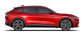 Se muestra una Ford Mustang Mach-E® Select 2023 en Rapid Red