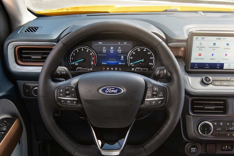 6.5-inch instrument cluster screen of the 2023 Ford Maverick® LARIAT model