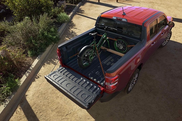 FLEXBED™ on 2023 Ford Maverick® LARIAT model in Hot Pepper Red