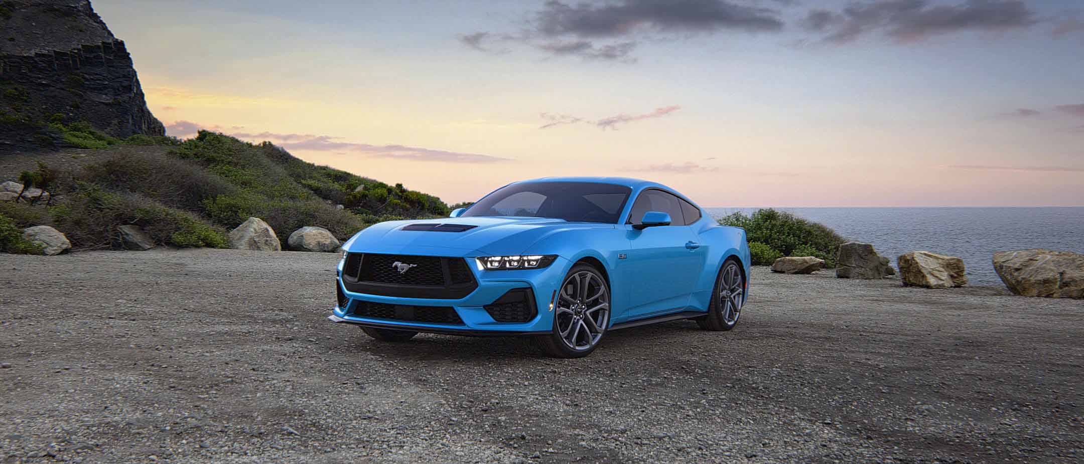 Grabber Blue Metallic Ford 2024 Mustang | Best Ford Dealer | in Nashua NH