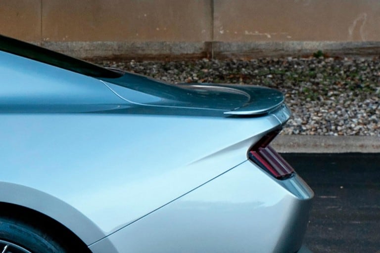 2024 Ford Mustang® GT coupe raised wedge decklid spoiler