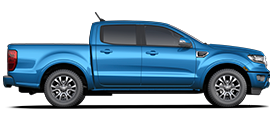 2023 Ford Ranger in Velocity Blue