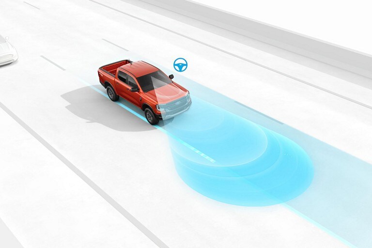 A video dramatization of Ford Co-Pilot360™ Technology on a 2024 Ford Ranger®