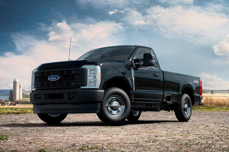 A 2024 Ford Super Duty® XL with Off-Road Package in Agate Black