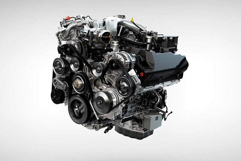 The 6.8L 2-Valve DEVCT PFI Gas V8 engine