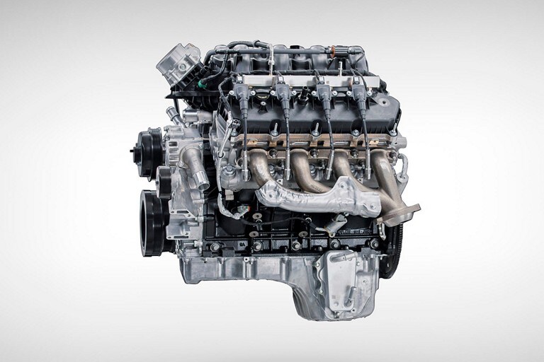 The 6.8 liter gas V8 engine