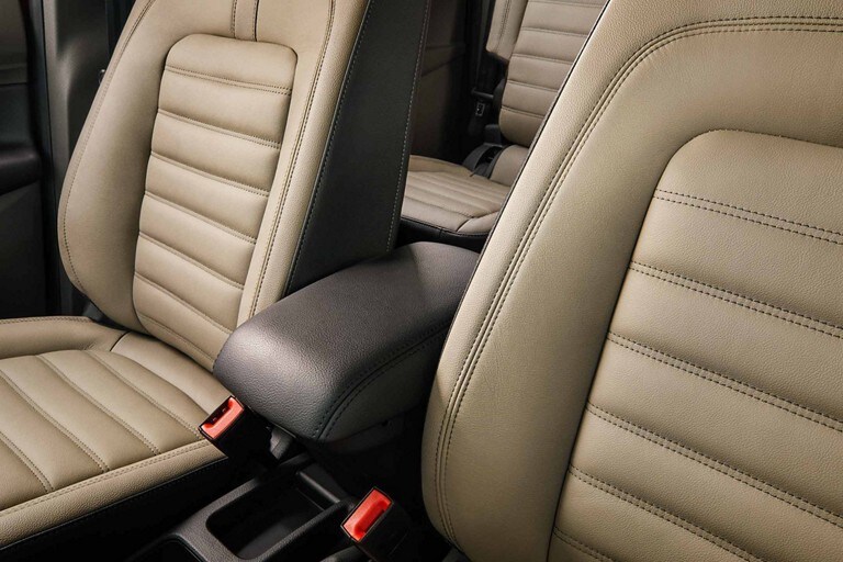 Close view of available driver and passenger seats