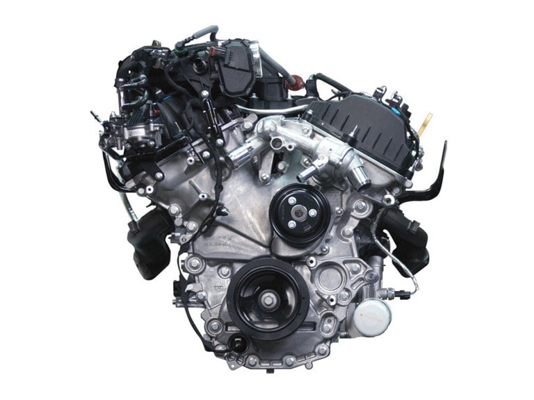 Front view of an EcoBoost® engine