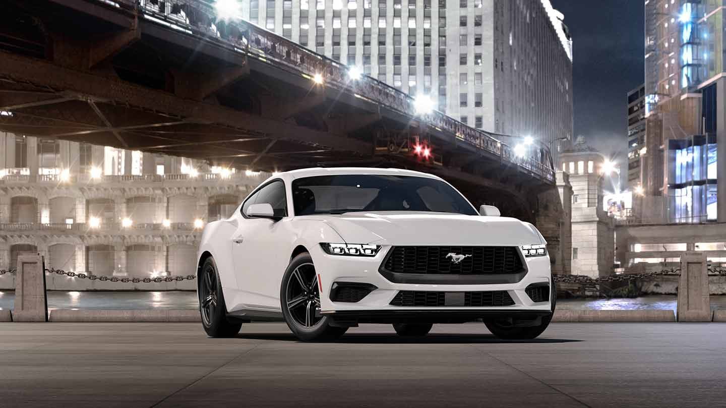 A Mustang® EcoBoost® Fastback sedan