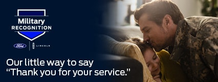Military Recognition: Our little way to say “Thank you for your service.”