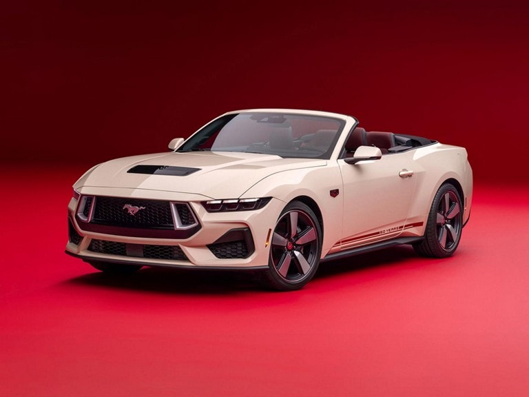 2025 Ford Mustang® GT Convertible 60th Anniversary Edition in Wimbledon White
