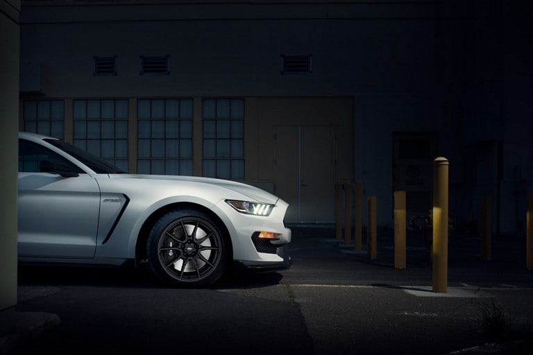 2019 Ford G T 350 featuring 19 inch Ebony Black painted aluminum wheels
