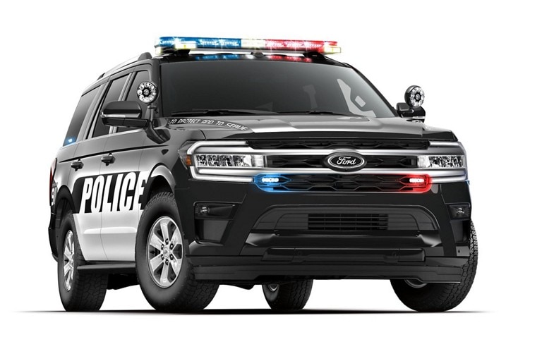 A 2021 Ford Expedition police special service vehicle