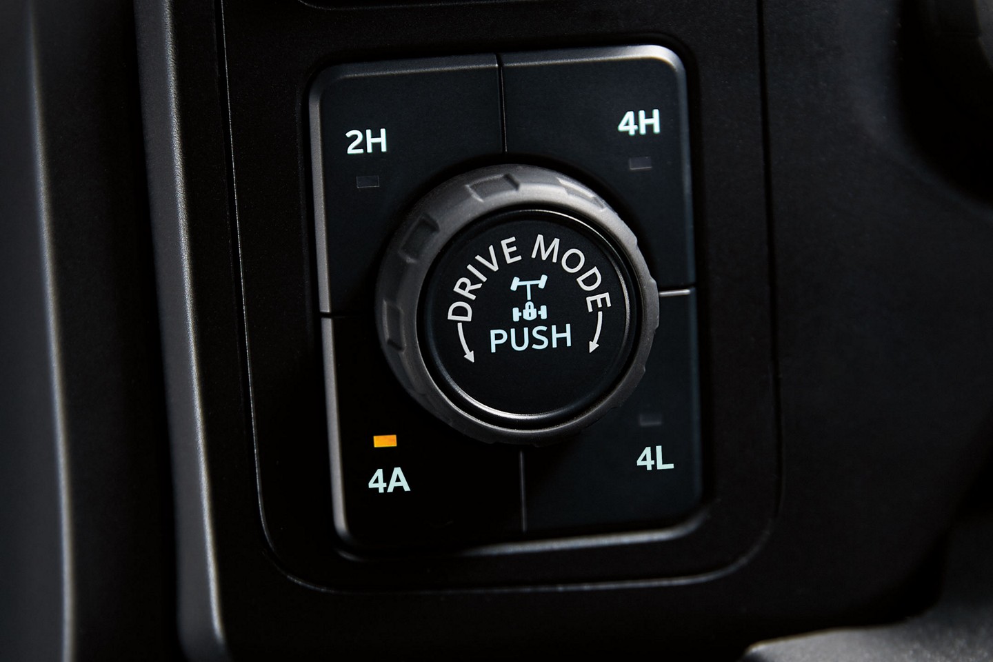 Close-up of the Torque-on-Demand System control on the 2024 Ford F-150® Police Responder
