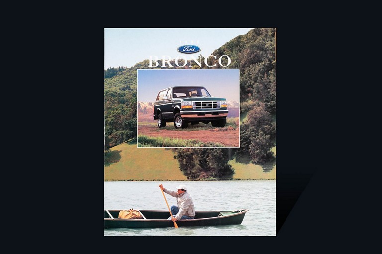 cover of 19 96 Ford Bronco vehicle brochure