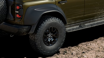 Low Gloss Black High Coverage Fender Flares