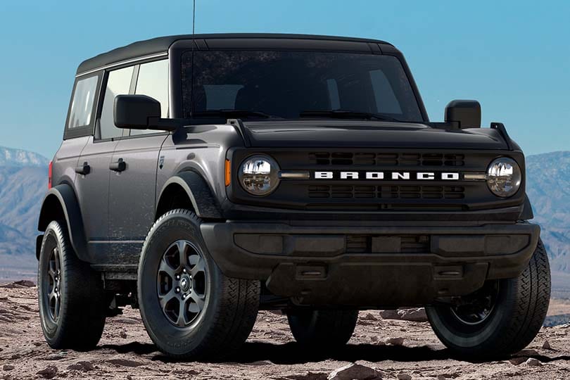 Front and Rear Bumper - Black Molded-in-Color (MIC)