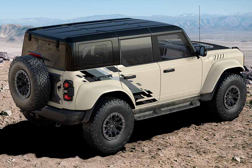 Black Appearance Raptor® Side Graphic