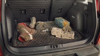 Second Row – Seatback Carpeted with Rubberized Seatback Mat