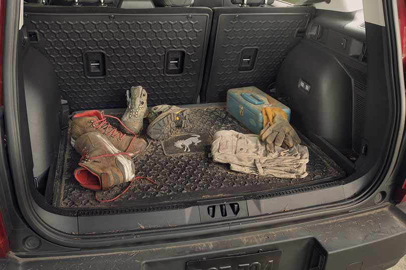 Second Row – Seatback Carpeted with Rubberized Seatback Mat