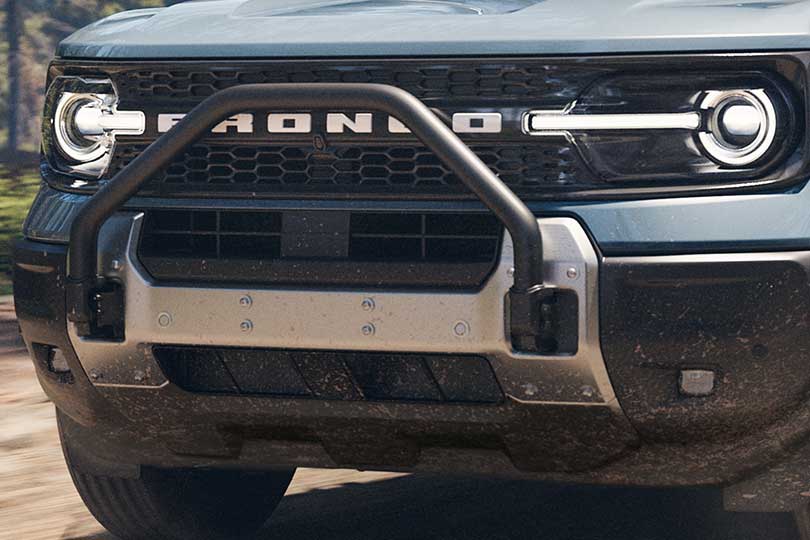 Front Brush Guard with Integrated Recovery Hooks