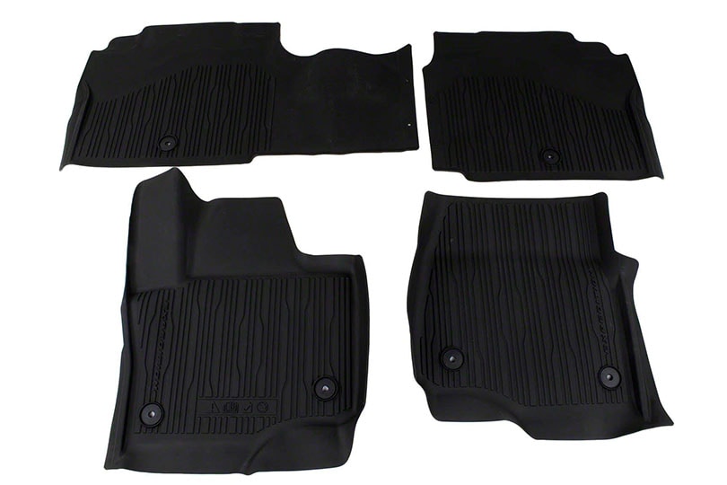 Floor Liners, Front And Second Rows (Without Carpet Mats)