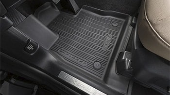 Floor Liners, Front and Second Rows (without Carpet Floor Mats)