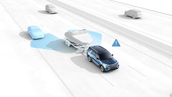 BLIS® (Blind Spot Information System) with Cross-Traffic Alert, Exit Warning and Trailer Coverage