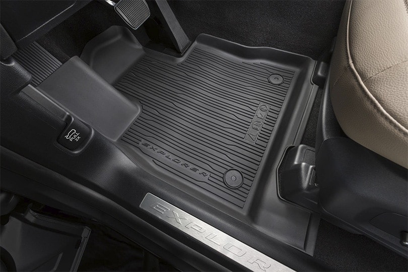 Floor Liners, Front and Second Rows (without Carpet Floor Mats)