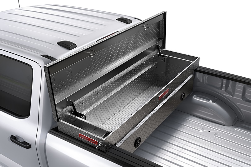 Aluminum Crossbed Toolbox by Weather Guard – Bright