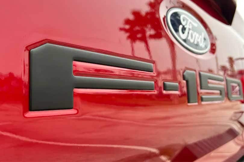 Tailgate Letters – Matte Black by Tufskinz 