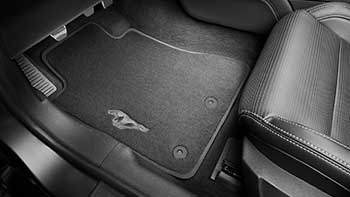 Carpeted Floor Mats – Left Side Front/Rear with Logo