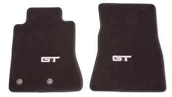 Floor Mats – 1st Row, Black with City Silver GT Logo