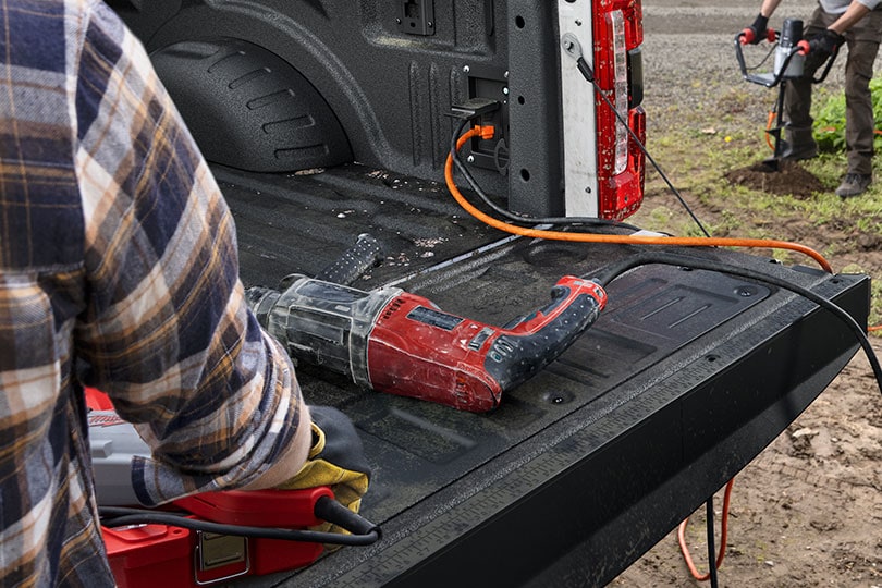 Tailgate – Removable with Power Lock, Black Handle