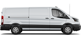 2027 Ford E-Transit™ Cargo Van model shown in Oxford White