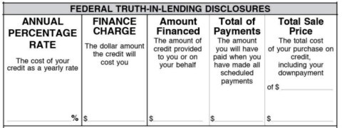 Top of Ford Credit Document with Buyer and Seller Names Form Fields