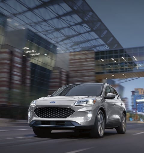  2021 Ford Escape being driven on a city street