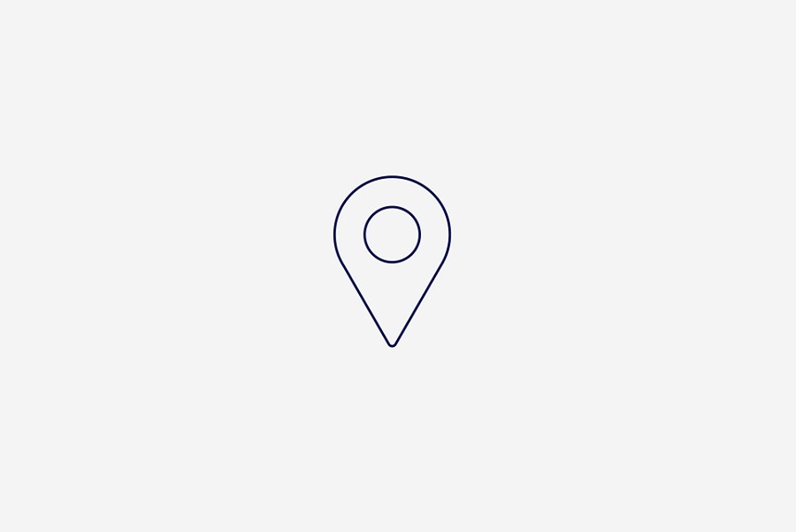 A map location symbol icon