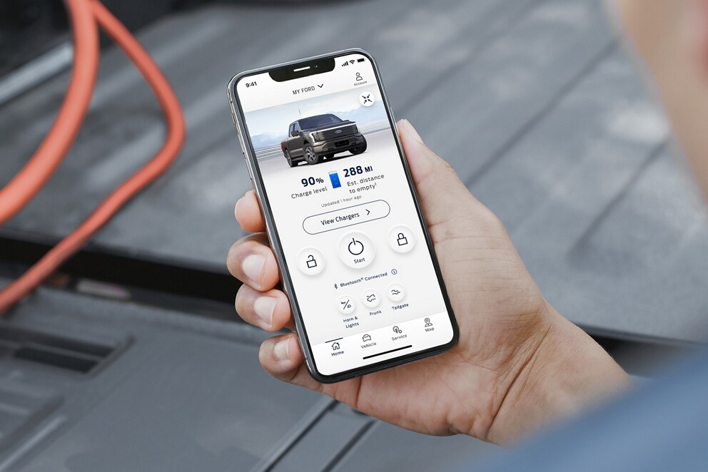 A smartphone displaying the FordPass® App