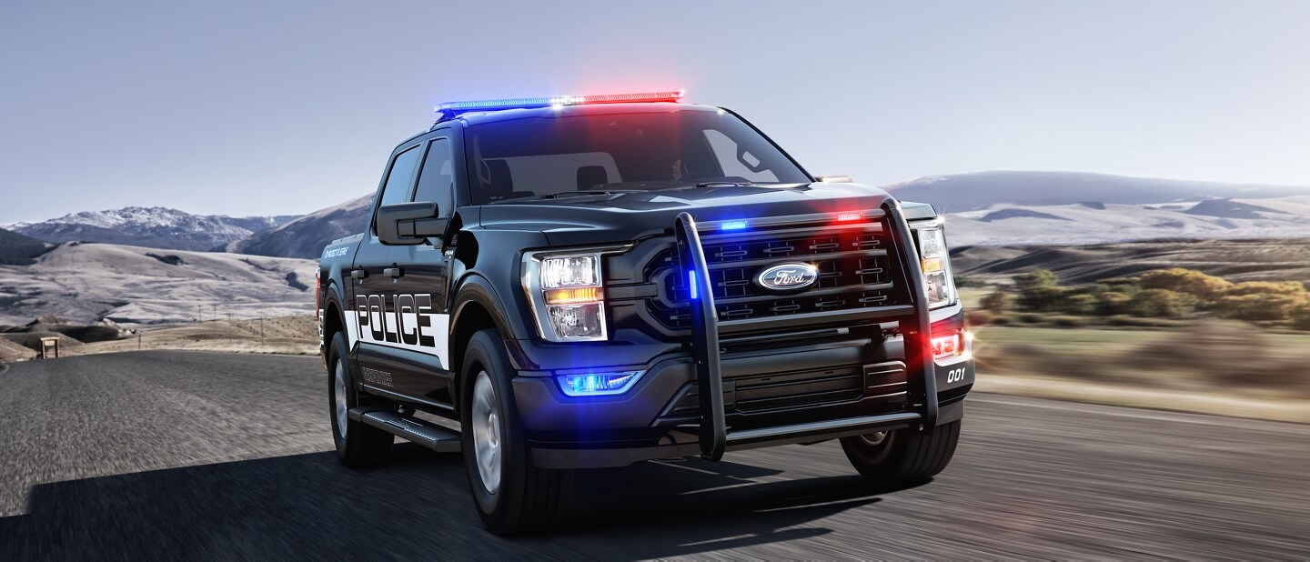 The f 1 50 police responder on a rural highway