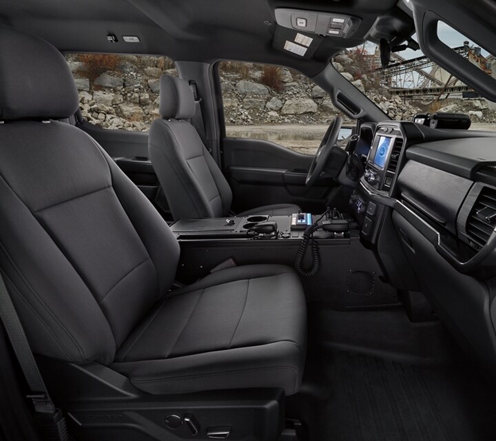 Interior cabin of the f 1 50 police responder 