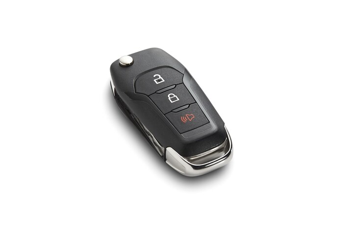 The key fob of a 2021 Ford F-150 Police Responder®
