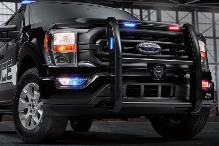 Front view of the 2021 Ford F-150 Police Responder®