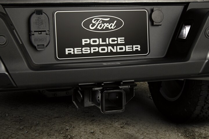 The 2021 Ford F-150 Police Responder® tow hitch receiver